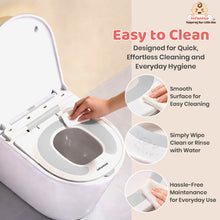 NUBO Baby Toilet Training Seat for Toddlers (1–5 Years), Soft TPE Cushion, Suction Cups & Splash Guard, PP Material, Up to 60 kg Capacity