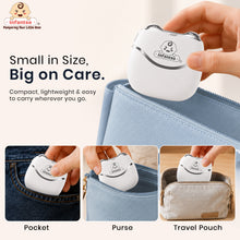 Infantso TRIMSY Electric Baby Nail Trimmer – Safe Nail Cutter for Newborns & Kids | Skin-Friendly Grooming Tool with Cleaning Brush | Unisex Nail Clipper for Boys & Girls