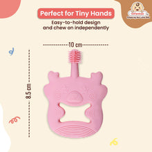 Bear Shape Silicone Teether | BPA-Free Teether, Teething Relief, Baby Teether Silicone, Teething Toy, Sensory Toy, Gum Massager for 4+ months | Teether for baby |