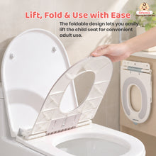 NUBO Baby Toilet Training Seat for Toddlers (1–5 Years), Soft TPE Cushion, Suction Cups & Splash Guard, PP Material, Up to 60 kg Capacity