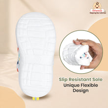 Infantso Baby Sock Shoes for First Walkers | Anti-Skid & Flexible Sole, Breathable Knit Fabric, Lightweight Soft Baby Shoes with Easy Slip-On Design