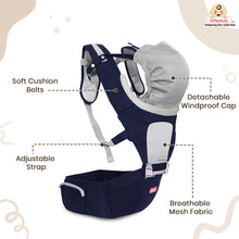 Infantso Adjustable Hip Seat Baby Carrier with 6 Carrying Positions for 03 to 24 Months