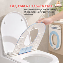 NUBO Baby Toilet Training Seat for Toddlers (1–5 Years), Soft TPE Cushion, Suction Cups & Splash Guard, PP Material, Up to 60 kg Capacity