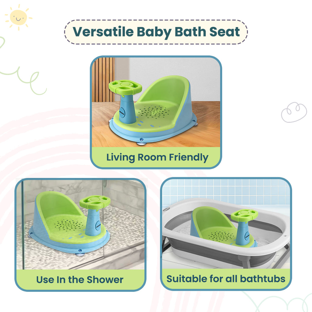 Infantso Baby Bathing Seat – Ergonomic, Safe Comfortable for Newborn