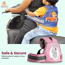 Two-wheeler Travel Safety Belt, Two Wheeler Baby Carrier For Kids