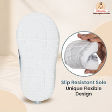 Infantso Baby Sock Shoes for First Walkers | Anti-Skid & Flexible Sole, Breathable Knit Fabric, Lightweight Soft Baby Shoes with Easy Slip-On Design