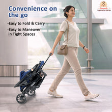 Infantso Ride-X Auto Fold Baby Stroller with One-Hand Fold, Mosquito Net, 5-Point Safety Harness, Shock Absorber Wheels & Compact Travel Design (0–3 Years, Up to 15kg)