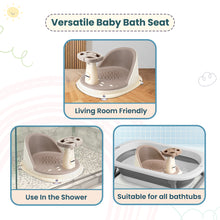 Infantso Baby Bathing Seat – Ergonomic, Safe & Comfortable for Newborns to Toddlers 06 to 24 months