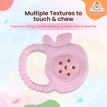 Rattle Silicone Teether | BPA-Free Teether, Teething Relief, Baby Teether Silicone, Teething Toy, Sensory Toy, Gum Massager for 4+ months | Teether for baby