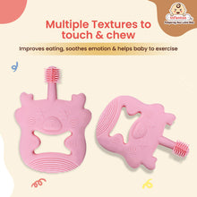 Bear Shape Silicone Teether | BPA-Free Teether, Teething Relief, Baby Teether Silicone, Teething Toy, Sensory Toy, Gum Massager for 4+ months | Teether for baby |