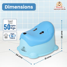 Dog Shape Removable Baby Potty Seat/Chair with Anti-Skid Base (Age 1 to 4 Years)