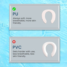 Infantso 2-in-1  Nora Potty Training Seat with Ladder & Step Stool for Toddlers – Foldable, Non-Slip, PU Soft Cushion, Universal Fit for Standard Toilets – Baby Toilet Trainer for Boys & Girls (1–5 Years)