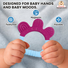 Ring Silicone Baby Teether, BPA-Free for Pain-Relief Easy Teething, Non-Toxic Food-Grade for 3+ Months Babies Ring Green