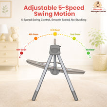 Automatic Swing Rocker with Bluetooth, Remote Control, 5 Speeds, Music, Timer, Mosquito Net & Toy Bar (0-2 Years), Holds weight upto 15kg