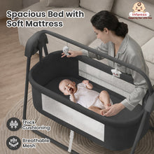 Smart Electric Baby Cradle Swing with Bluetooth Music, Remote & 5-Speed Timer – Safe Sleep Bassinet for Newborns to 12 Months