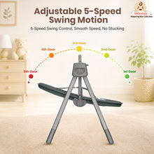 Automatic Swing Rocker with Bluetooth, Remote Control, 5 Speeds, Music, Timer, Mosquito Net & Toy Bar (0-2 Years), Holds weight upto 15kg