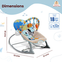 Manual Rocker For Newborns to Toddlers: Comfort, Safety, and Entertainment (0-24 Months, 18kg)