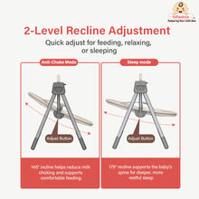 Automatic Swing Rocker with Bluetooth, Remote Control, 5 Speeds, Music, Timer, Mosquito Net & Toy Bar (0-2 Years), Holds weight upto 15kg