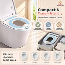 NUBO Baby Toilet Training Seat for Toddlers (1–5 Years), Soft TPE Cushion, Suction Cups & Splash Guard, PP Material, Up to 60 kg Capacity