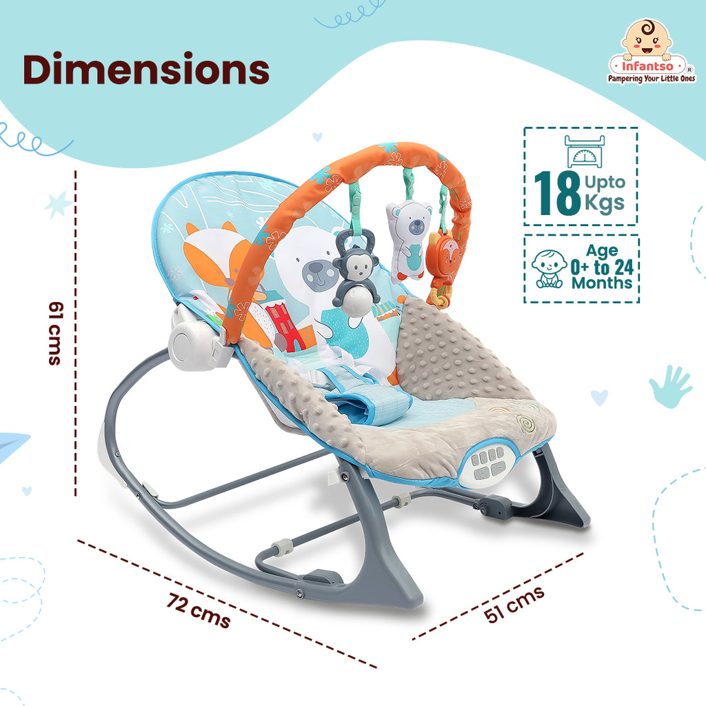 Baby Prone Rocker Manual Rocker For Newborns to Toddlers: Comfort, Safety, and Entertain ...