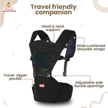 Infantso Adjustable Hip Seat Baby Carrier with 6 Carrying Positions for 03 to 24 Months