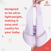 Infantso Silicone Ultra Thin Baby Bibs – Waterproof, Foldable, Adjustable Feeding Bibs with Deep Food Catcher Pocket (BPA‑Free, Suitable for 2+ Months)