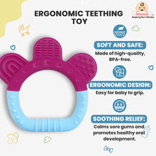 Ring Silicone Baby Teether, BPA-Free for Pain-Relief Easy Teething, Non-Toxic Food-Grade for 3+ Months Babies Ring Green