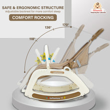 Infantso 5-in-1 Prime Baby Rocker & Walker – Multi-Functional Infant Seat with Mosquito Net, Toy Bar & Feeding Tray