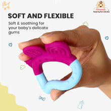 Ring Silicone Baby Teether, BPA-Free for Pain-Relief Easy Teething, Non-Toxic Food-Grade for 3+ Months Babies Ring Green
