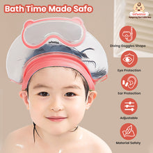 Baby Shower Cap – Adjustable Waterproof Bath Hat for Eye & Ear Protection (6–36 Months)