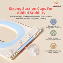 NUBO Baby Toilet Training Seat for Toddlers (1–5 Years), Soft TPE Cushion, Suction Cups & Splash Guard, PP Material, Up to 60 kg Capacity