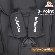 4‑in‑1 Baby Carry Cot Amora | Lightweight, Safety‑Certified 3‑Point Harness | Adjustable Handle, Shock‑Absorbing Base & Newborn Soft Cushion Support