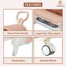 Infantso 5-in-1 Prime Baby Rocker – Multi-Functional Infant Seat with Mosquito Net, Toy Bar & Feeding Tray