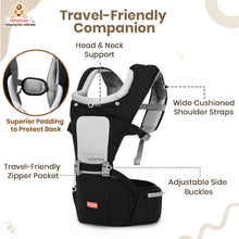 Infantso Adjustable Hip Seat Baby Carrier with 6 Carrying Positions for 03 to 24 Months