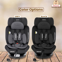 Infantso Ride-On 360° Rotating Recliner Baby Car Seat – Convertible, ISOFIX, Safety Harness, Ages 0–12 Years, 0–36 kg