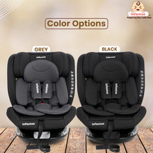 Infantso Ride-On 360° Rotating Recliner Baby Car Seat – Convertible, ISOFIX, Safety Harness, Ages 0–12 Years, 0–36 kg