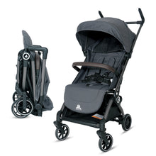 Infantso Flight X Baby Stroller for 0 to 3 years, Pram Auto Fold with 5-Point Safety Harness, Multi-Position Recline, Adjustable Footrest & Canopy, 360° Swivel Wheels, Storage Basket & Rear Brake – Up to 22 kg