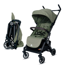 Infantso Flight X Baby Stroller for 0 to 3 years, Pram Auto Fold with 5-Point Safety Harness, Multi-Position Recline, Adjustable Footrest & Canopy, 360° Swivel Wheels, Storage Basket & Rear Brake – Up to 22 kg