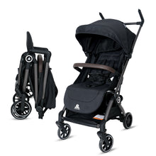 Infantso Flight X Baby Stroller for 0 to 3 years, Pram Auto Fold with 5-Point Safety Harness, Multi-Position Recline, Adjustable Footrest & Canopy, 360° Swivel Wheels, Storage Basket & Rear Brake – Up to 22 kg