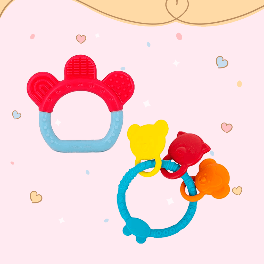 Soft Silicone Teethers Combo Offer Soothing Relief for Teething