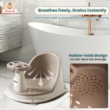 Infantso Baby Bathing Seat – Ergonomic, Safe & Comfortable for Newborns to Toddlers 06 to 24 months