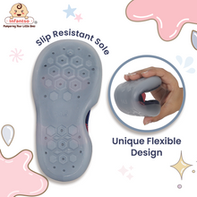 Polka Dot Anti-Skid Cotton Socks Shoes with Rubber Sole for Walking Babies & Toddlers (6-24 Months)