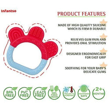 Silicone Baby Teether, BPA-Free for Pain-Relief Easy Teething, Non-Toxic Food-Grade for 2+ Months Babies Ring Green