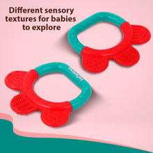 Silicone Baby Teether, BPA-Free for Pain-Relief Easy Teething, Non-Toxic Food-Grade for 2+ Months Babies Ring Green