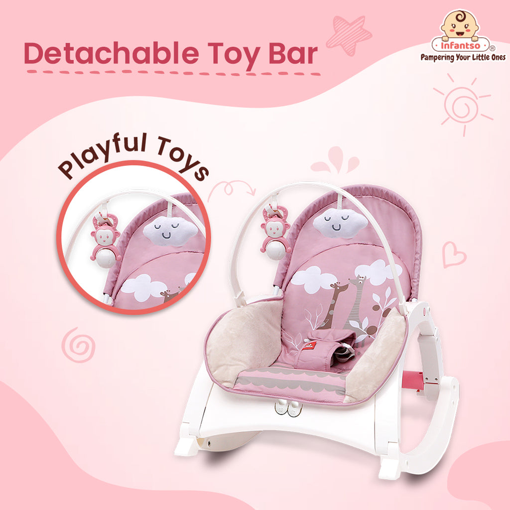 4-in-1 Baby Manual Rocker for to Years, Chair for Newborn with