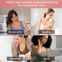 Infantso Vellure Hands-Free Wearable Double Breast Pump – Hospital Grade Suction, Leak-Proof Design, 4 Modes, 15 Intensity Levels, Multiple Flange Sizes, Ultra Quiet & Lightweight
