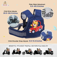 Two-wheeler Travel Safety Belt, Two Wheeler Baby Carrier For Kids