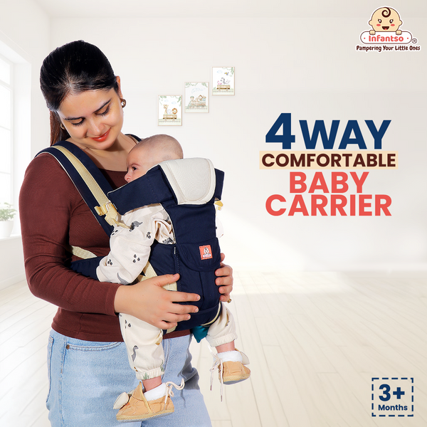 4-way comfortable baby carrier, ergonomic baby carrier