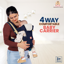 4-way comfortable baby carrier, ergonomic baby carrier