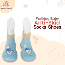 Cuddle Creatures Anti-Skid Cotton Socks Shoes with Rubber Sole for Walking Babies & Toddlers (6-24 Months)